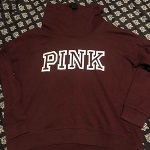 Victoria’s Secret PINK cowl neck sweatshirt large
